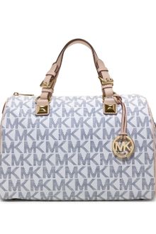 Michael by Michael Kors Large Grayson Logo Satchel - Lyst