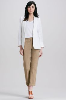 Theory Rumer Relaxed Cuffed Pants - Lyst