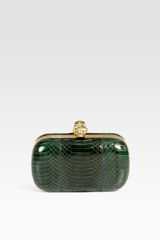 Alexander McQueen Classic Devil Python Box Clutch