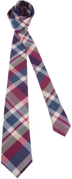 Alexander Olch Plaid Tie - Lyst