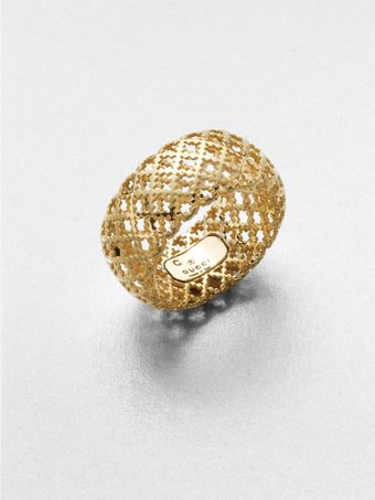 Gucci 18k Gold Ring - Lyst