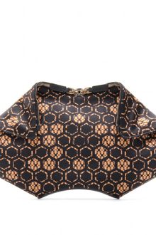Alexander McQueen De Manta Print Silk Clutch - Lyst