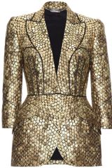 Alexander McQueen Jacquard Structured Jacket