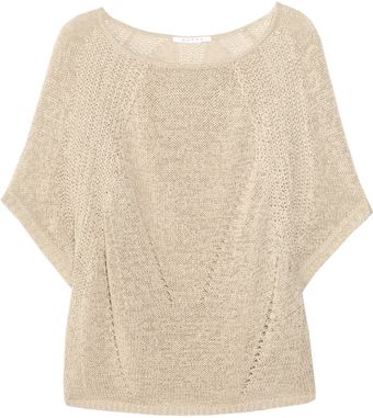 Duffy Batwing sleeved Crochet knit Sweater - Lyst