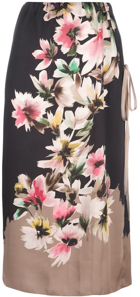 Jucca Floral Print Skirt - Lyst