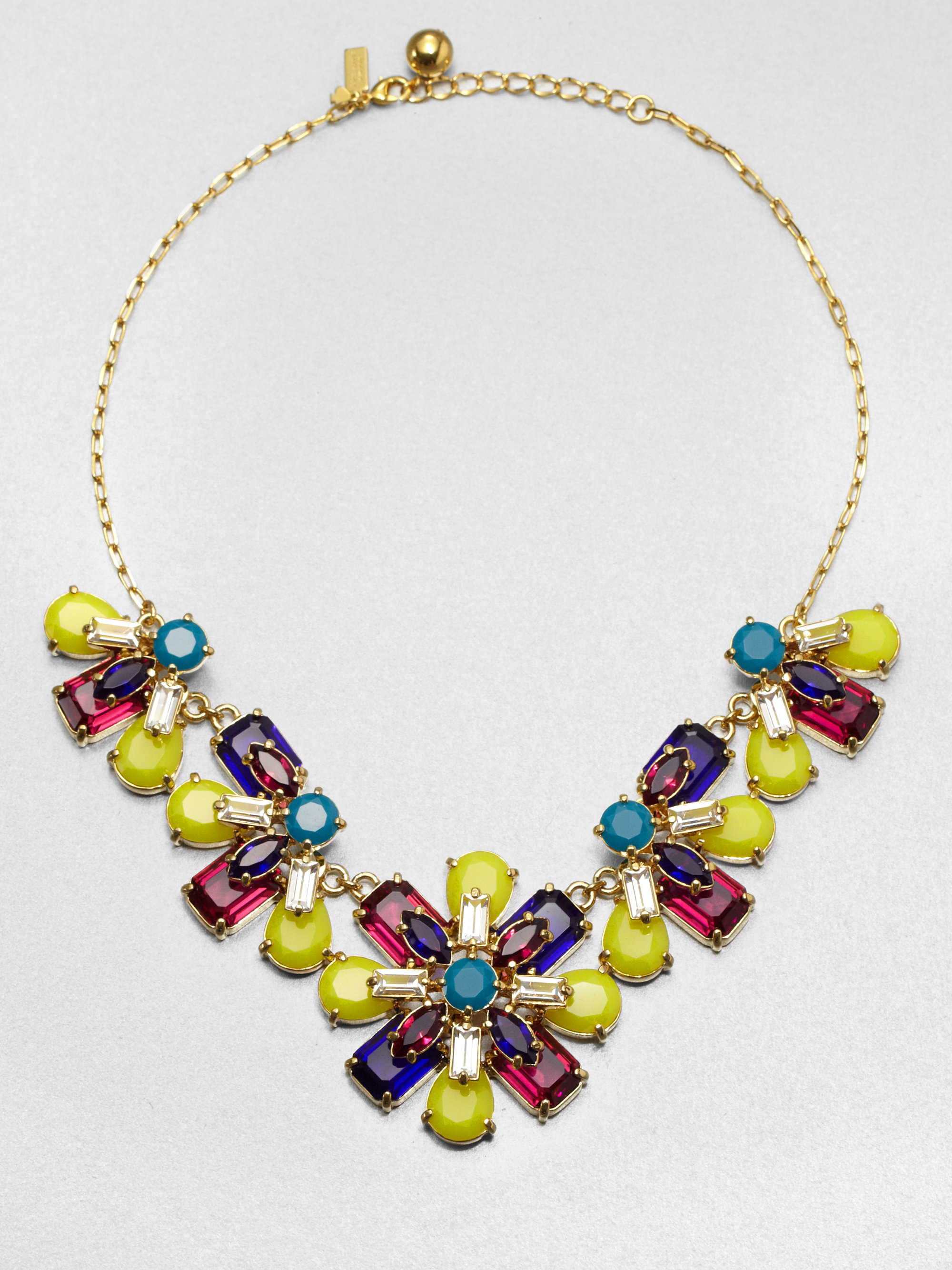 Kate Spade Faceted Bead Necklace in Multicolor (multi) Lyst