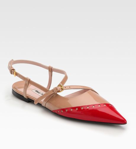 miu miu sling back