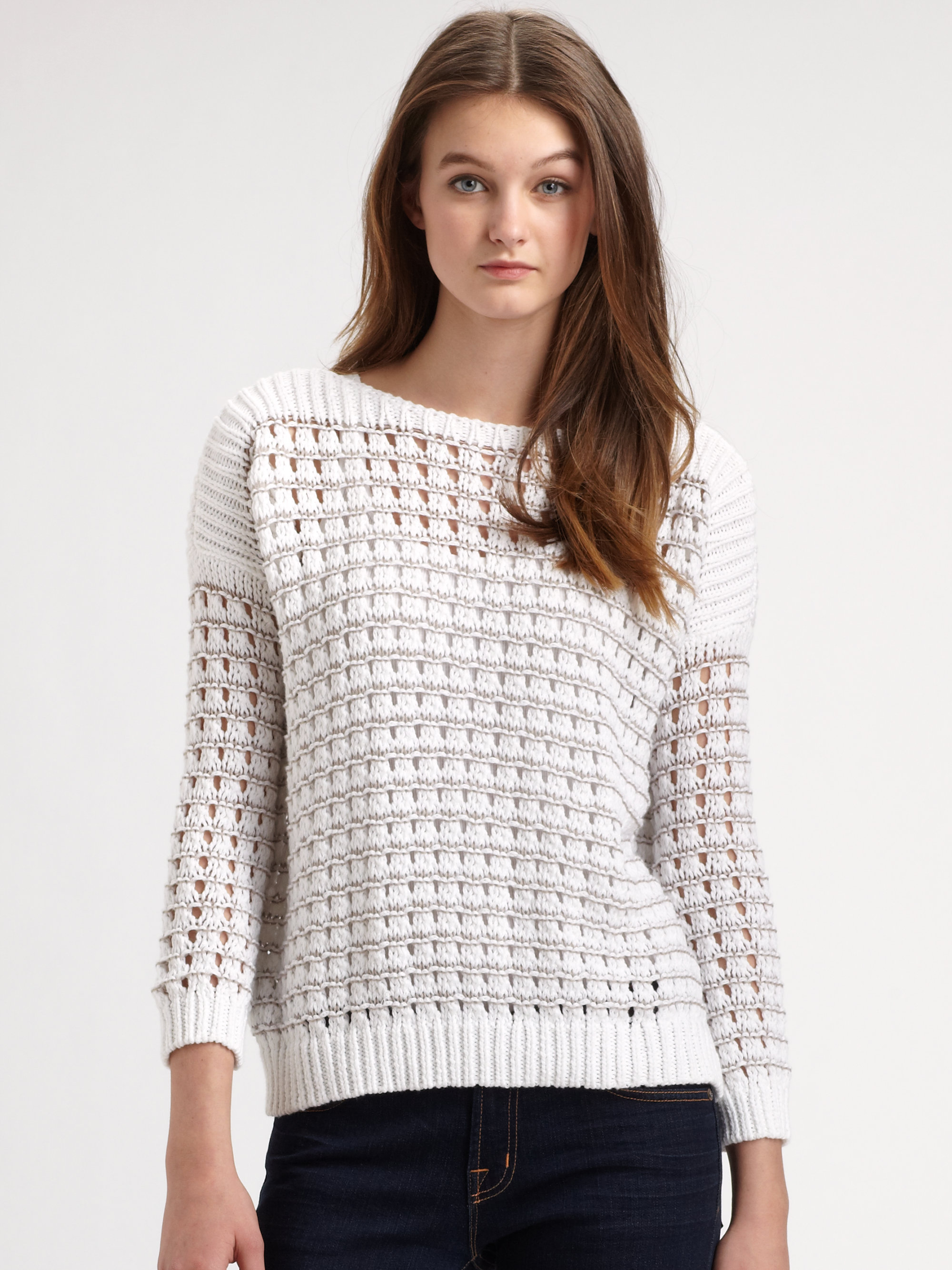 open sweater