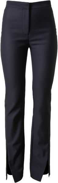 Acne Tailored Stretch Cotton Trousers - Lyst