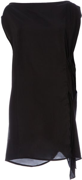 Rogue Asymmetric Draped Dress - Lyst