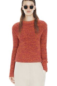 Acne Lia Twist Postit Orange Cherry Jumper - Lyst