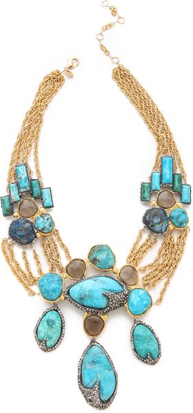 Alexis Bittar Cordova Chrysocolla Necklace - Lyst