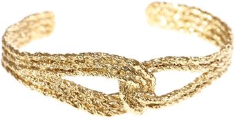 Aurelie Bidermann Braided Torque Bracelet - Lyst