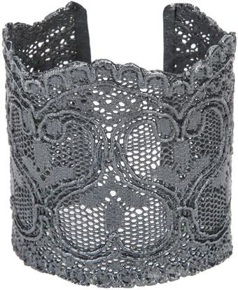 Aurelie Bidermann Lace Print Cuff - Lyst