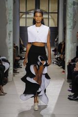 Balenciaga Ellipse Skirt Blackwhite