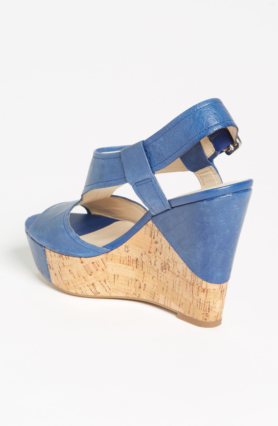 franco sarto blue wedges