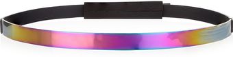 Maison Martin Margiela Iridescent Goldtone Brass and Leather Waist Belt - Lyst