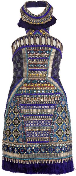 Matthew Williamson Bhangra Beaded Dress - Lyst