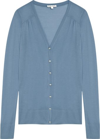 Reiss Mera Micro Modal Cardi - Lyst
