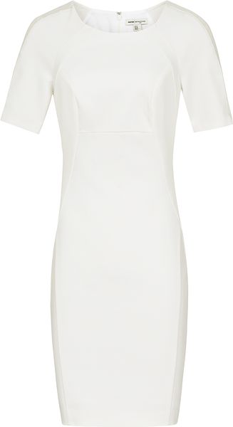 Reiss Sasha Mesh Panel Bodycon Dress - Lyst