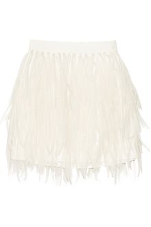 Sass And Bide His Kingdom Fringed Silk-Organza Mini Skirt - Lyst