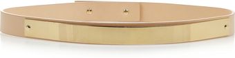 Sophie Hulme Brassplaque Leather Belt - Lyst