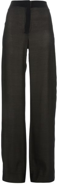 Thierry Mugler Wide Leg Trouser - Lyst