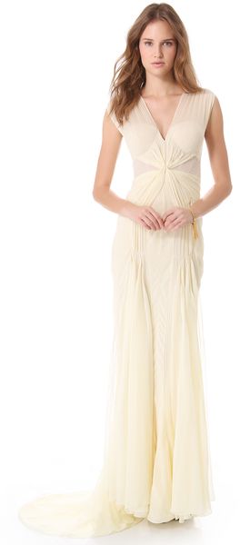 Zac Posen Sleeveless Gown - Lyst