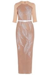 Alessandra Rich Swarovski Detail Gown