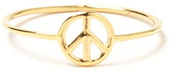 Aurelie Bidermann Peace Sign Ring - Lyst