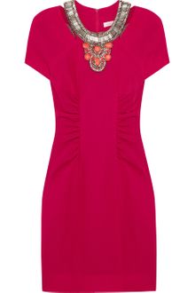 Matthew Williamson Beaded Wool-Crepe Dress - Lyst