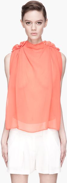 See By Chloé  Floating Silk Blouse - Lyst