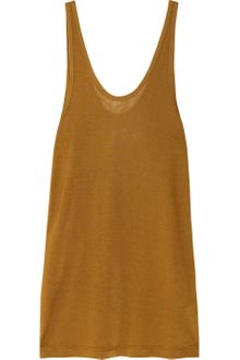 T By Alexander Wang Satin-Jersey Tank - Lyst