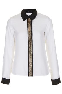 Topshop Golden Smoking Blouse By Sister Jane - Lyst