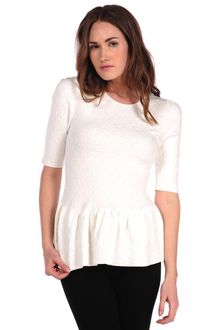 Torn By Ronny Kobo Janna Tee Eyelet Jacquard - Lyst