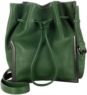 3.1 Phillip Lim Green Leather Scout Drawstring Bag - Lyst