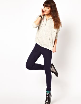 Adidas Leggings with Zip Detail - Lyst