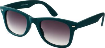 Asos Teal Wayfarer Sunglasses - Lyst