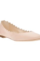 Chloé Scalloped Ballet Flat