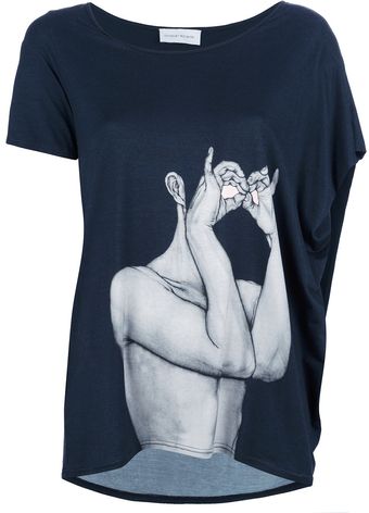 Christian Wijnants Tasha Asymmetric T-Shirt - Lyst