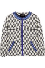 Isabel Marant Josh Embellished Crepe jacquard Jacket