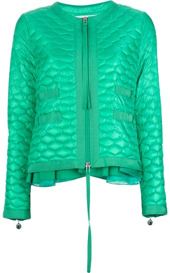 Moncler Quilted Feather Down Jacket - Lyst