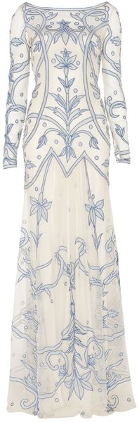 Temperley London Long Francine Tattoo Dress - Lyst
