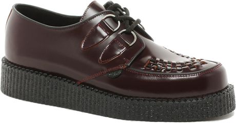 brown leather creepers