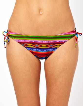 ASOS Collection Blanket Print Loopside Bikini Pant - Lyst