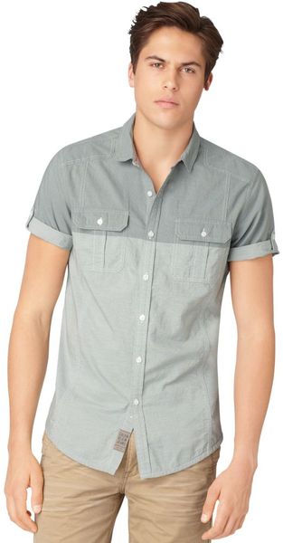Calvin Klein Jeans Color Block Short Sleeve Shirt - Lyst