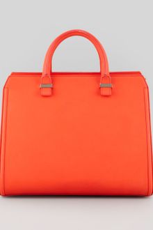 Victoria Beckham Leather Tote Bag Coral - Lyst