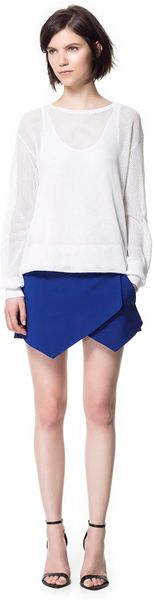 Zara Culotte Shorts - Lyst
