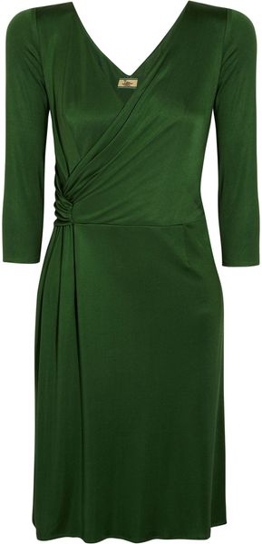 Issa Silk-Jersey Wrap Dress - Lyst