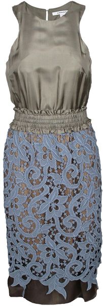 Carven Lace Silvia Dress - Lyst